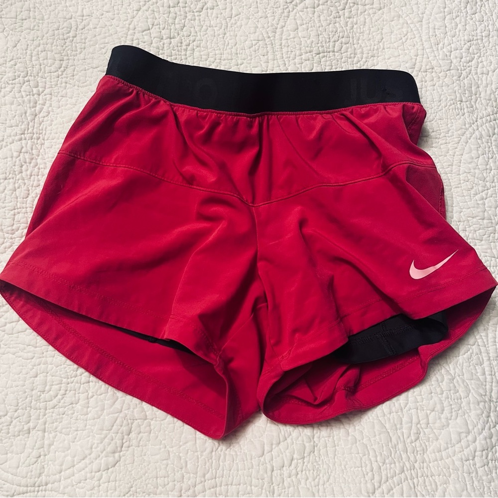 Nike high waisted pink athletic shorts‎ size XS